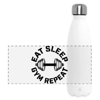 gymnase - Gourde isotherme panoramique 500 ml - blanc - Devant