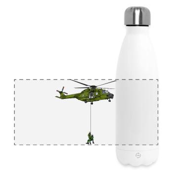 Helicopters in action - Panoramic Thermal Bottle 500 ml - white - Front
