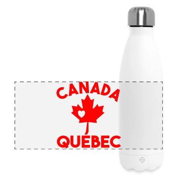 Kanada Québec - Panorama Isolierflasche 500 ml - Weiß - Vorne