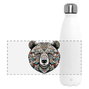 Ours - Gourde isotherme panoramique 500 ml - blanc - Devant