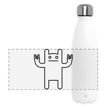 Monster Rock – Festival de la BD Kawaii - Gourde isotherme panoramique 500 ml - blanc - Devant