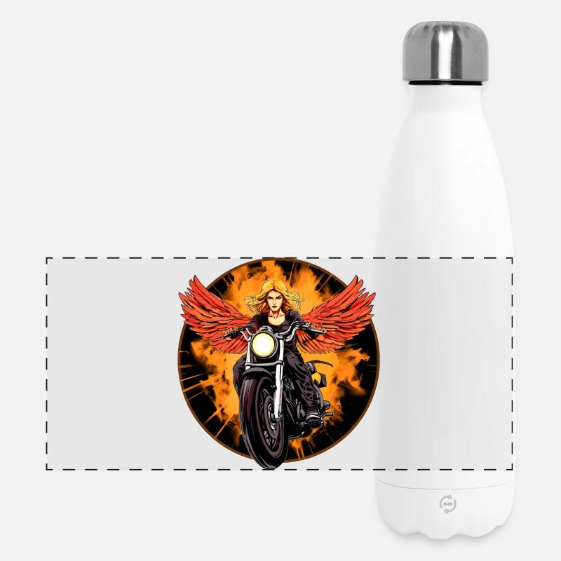 Engel Motorcycle / Motorcyclist Engel - Panoramic Thermal Bottle 500 ml - white