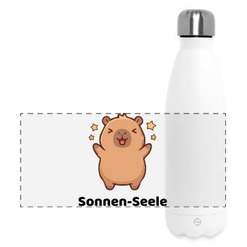 Sonnen-Seele  - Panorama Isolierflasche 500 ml - Weiß - Vorne