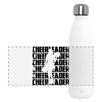 Cheerleader - Panorama Isolierflasche 500 ml - Weiß - Vorne