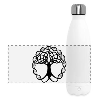 Seltsamer schwarzer Baum - Panorama Isolierflasche 500 ml - Weiß - Vorne