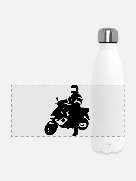 Roller - Panorama Isolierflasche 500 ml - Weiß