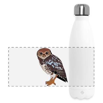 Hibou - Gourde isotherme panoramique 500 ml - blanc - Devant