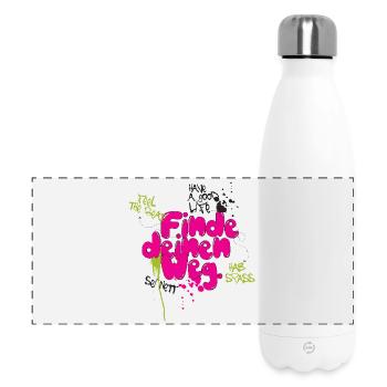 Find your way - Panoramic Thermal Bottle 500 ml - white - Front