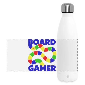 Board Game Fan Color Path - Panorama Isolierflasche 500 ml - Weiß - Vorne