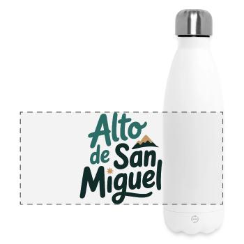 Alto de San Miguel Radtour Kunst - Panorama Isolierflasche 500 ml - Weiß - Vorne