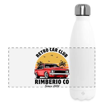 Autoclubs - Panorama Isolierflasche 500 ml - Weiß - Vorne