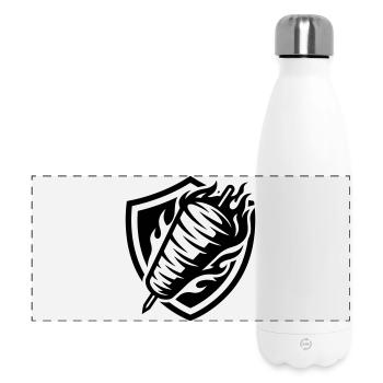 Döner Skewer Kebab - Gourde isotherme panoramique 500 ml - blanc - Devant