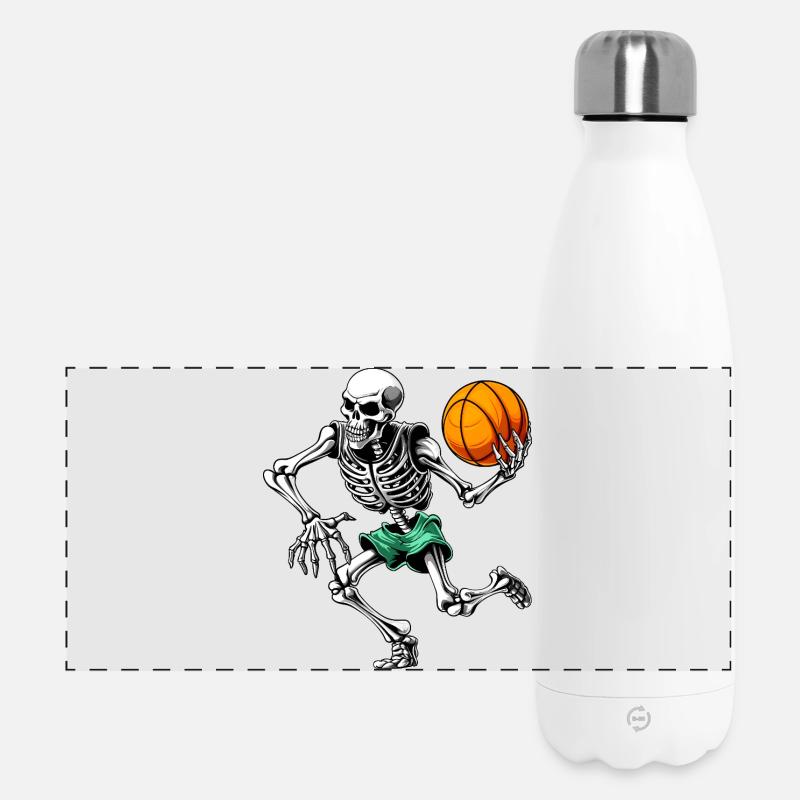 Hooper Skeleton - Panoramic Thermal Bottle 500 ml - white