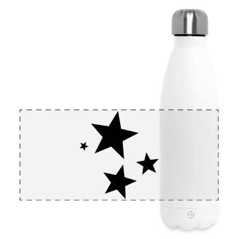 Star points - Panoramic Thermal Bottle 500 ml - white - Front