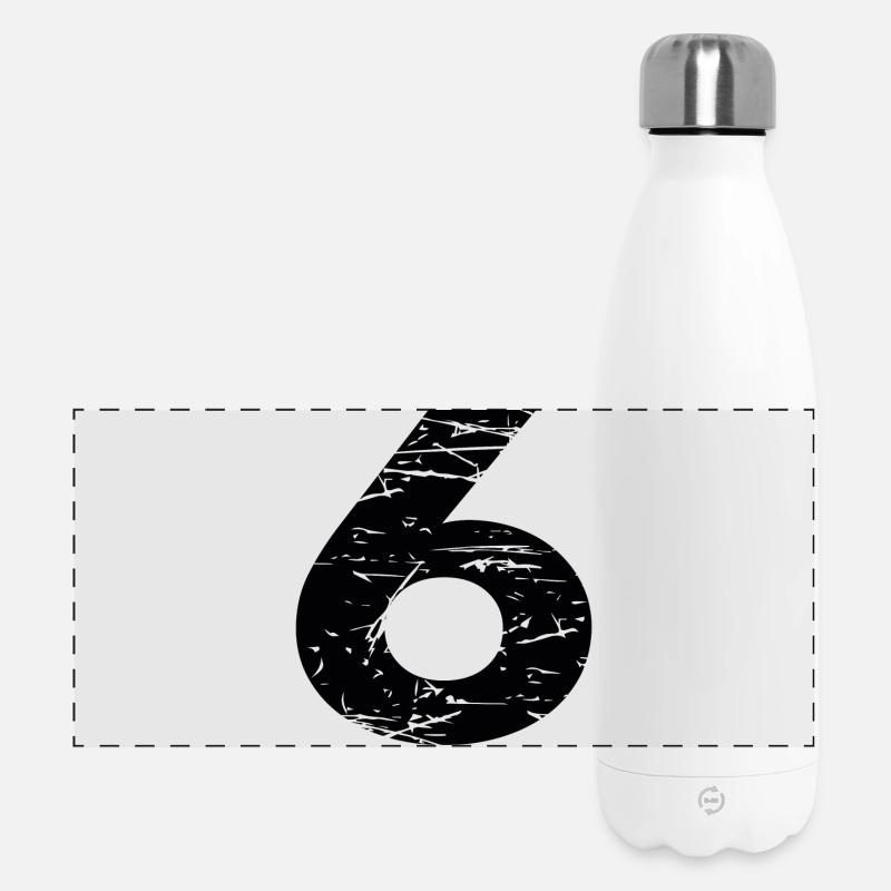 6 - Panoramic Thermal Bottle 500 ml - white