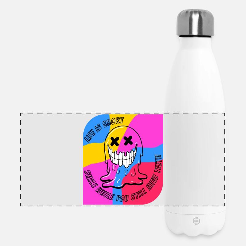 Life & Teeth.POP - Panoramic Thermal Bottle 500 ml - white