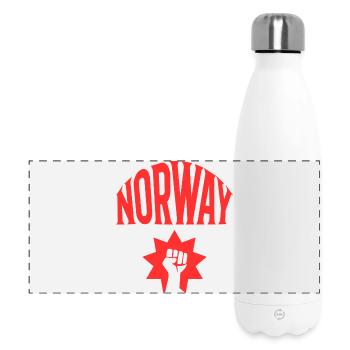 Norvège - Gourde isotherme panoramique 500 ml - blanc - Devant