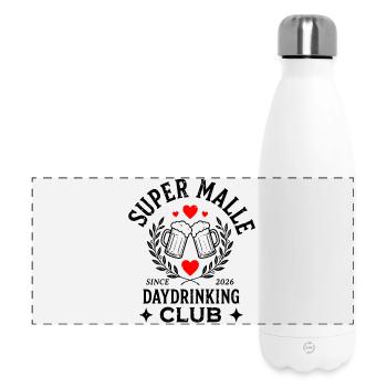 Club de dégustation de jour Super Malle 2026 - Gourde isotherme panoramique 500 ml - blanc - Devant