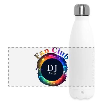 DJ_Andy_Fan_Club - Panorama Isolierflasche 500 ml - Weiß - Vorne