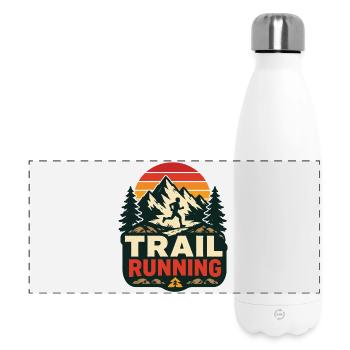 Trail Running - Panoramic Thermal Bottle 500 ml - white - Front