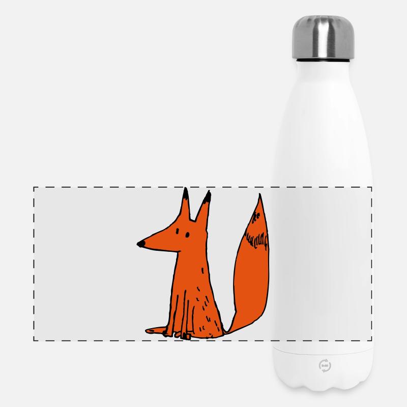 renardrouxmam - Panoramic Thermal Bottle 500 ml - white