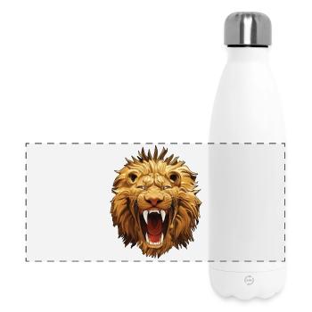 Lion roars - Panoramic Thermal Bottle 500 ml - white - Front