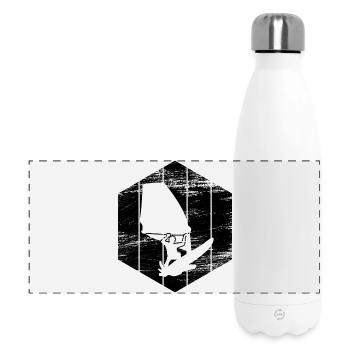 Windsurfer sketch - Panoramic Thermal Bottle 500 ml - white - Front