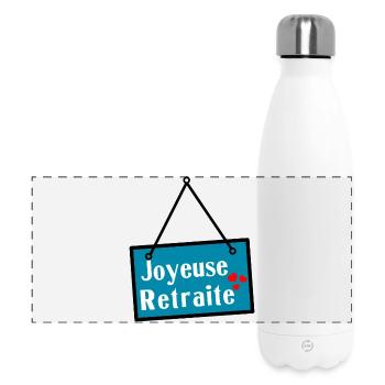 HAPPY RETREAT. RETIREMENT - Panoramic Thermal Bottle 500 ml - white - Front