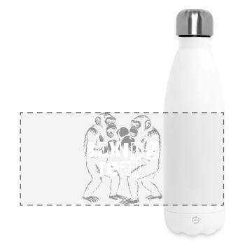 Chimp Boxing Team - Panoramic Thermal Bottle 500 ml - white - Front