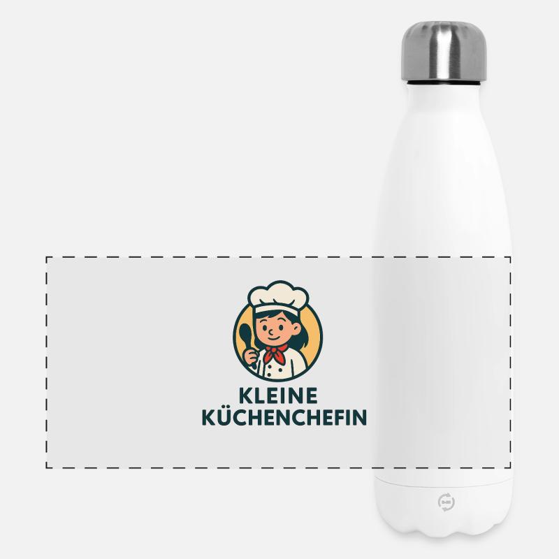 Little Chef Logo Design - Panoramic Thermal Bottle 500 ml - white