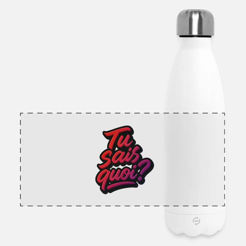 You know what? - Panoramic Thermal Bottle 500 ml - white