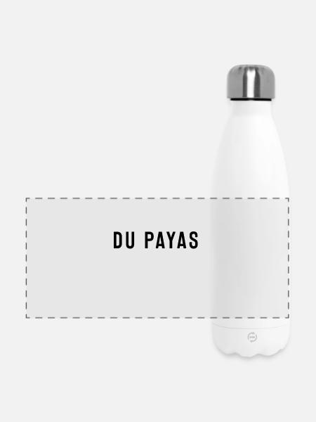 Payas Schweizerdeutsch - Panorama Isolierflasche 500 ml - Weiß