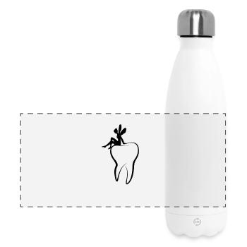 La petite souris - Gourde isotherme panoramique 500 ml - blanc - Devant