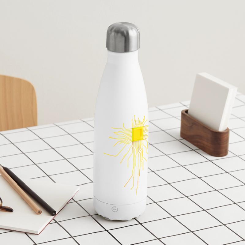 platine Core cpu Computer Nerd Programmierer admin Panorama Isolierflasche 500 ml