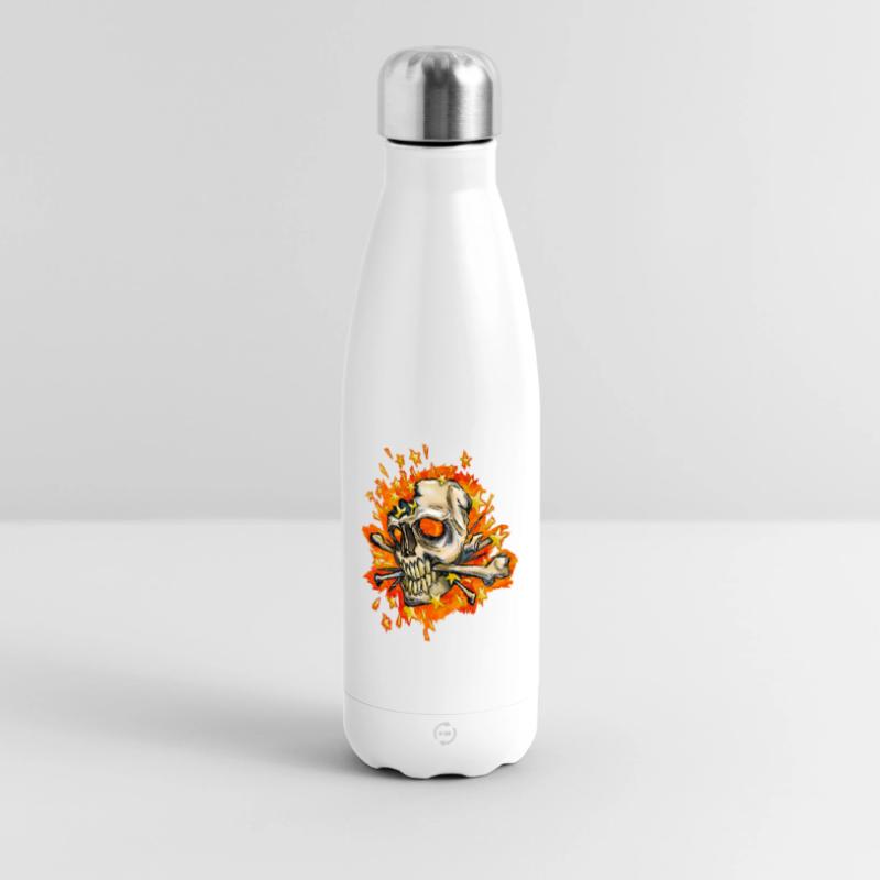exploding skull Panoramic Thermal Bottle 500 ml