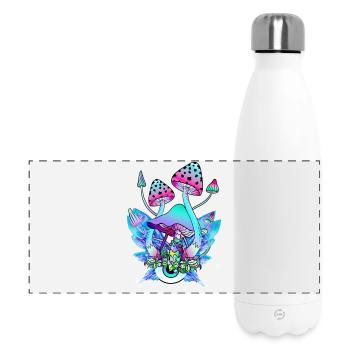 Zauberpilze Psychedelische Pilz Augen Kunst - Panorama Isolierflasche 500 ml - Weiß - Vorne