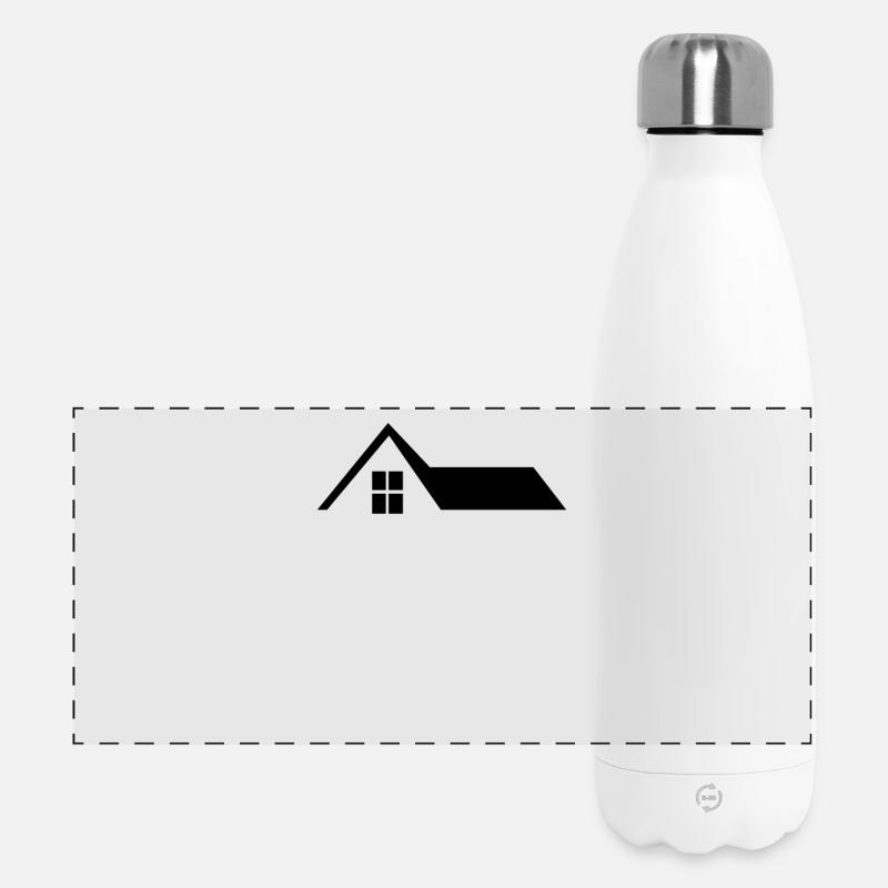 House Roof - Panoramic Thermal Bottle 500 ml - white