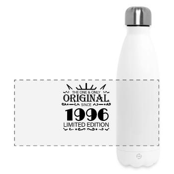 1996 - Year of construction 1996 - Born 1996 - Panoramic Thermal Bottle 500 ml - white - Front