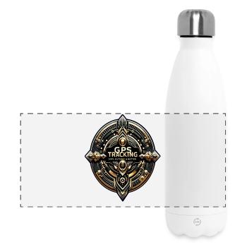 Autocollant de suivi GPS - Gourde isotherme panoramique 500 ml - blanc - Devant