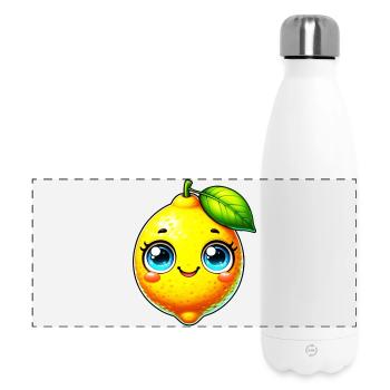Citron Citrons - Gourde isotherme panoramique 500 ml - blanc - Devant