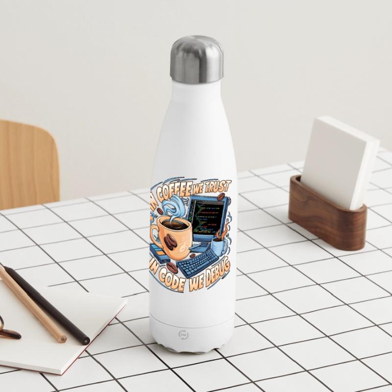 CoffeeCode Debug : Dans le code, nous déboguons Gourde isotherme panoramique 500 ml