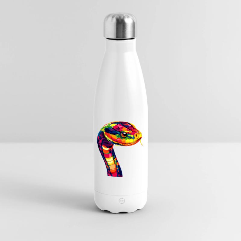 Serpent Python Cobra Mamba Serpent à sonnettes Serpent Gourde isotherme panoramique 500 ml