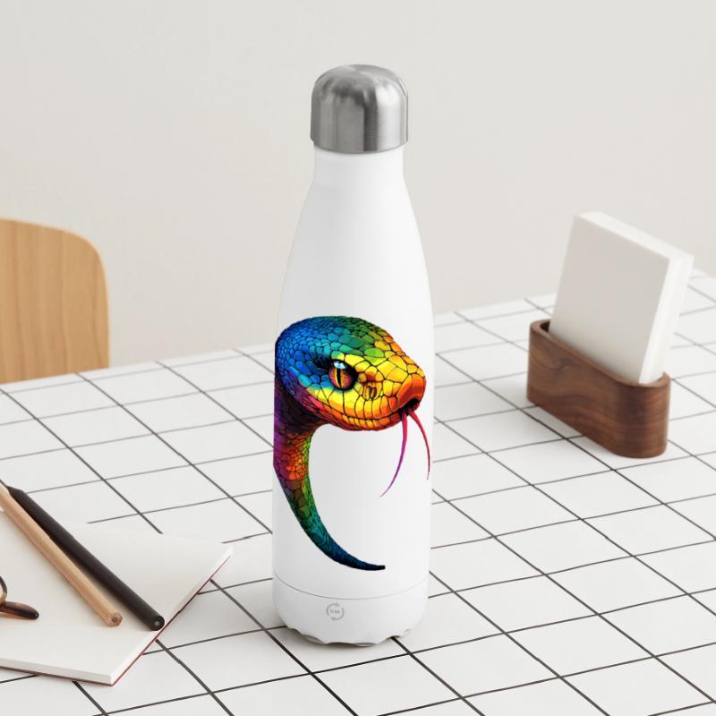 Snake Python Cobra Mamba Rattlesnake Snake Panoramic Thermal Bottle 500 ml