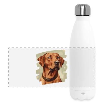 Rhodesian Ridgeback - Panorama Isolierflasche 500 ml - Weiß - Vorne