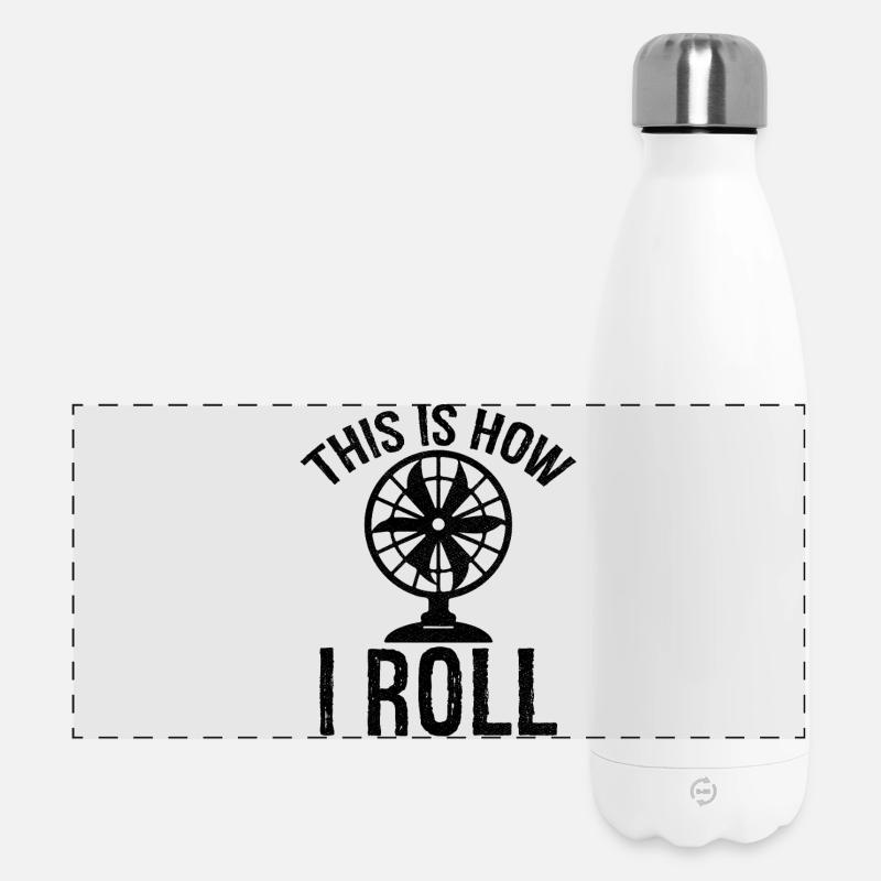 this is how I roll Table fan - Panoramic Thermal Bottle 500 ml - white