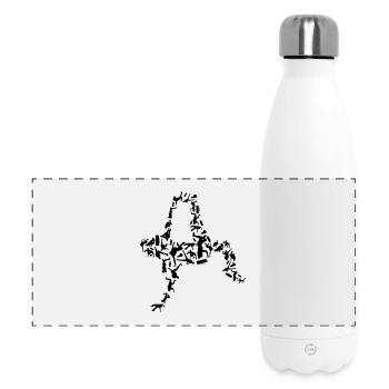 Breakdancer - Panorama Isolierflasche 500 ml - Weiß - Vorne