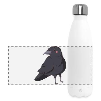 Corbeau - Gourde isotherme panoramique 500 ml - blanc - Devant