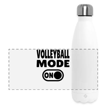 Volleyball Mode ON – pure joy of playing - Panoramic Thermal Bottle 500 ml - white - Front