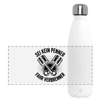 Pilotes - Moteurs à combustion - Gourde isotherme panoramique 500 ml - blanc - Devant
