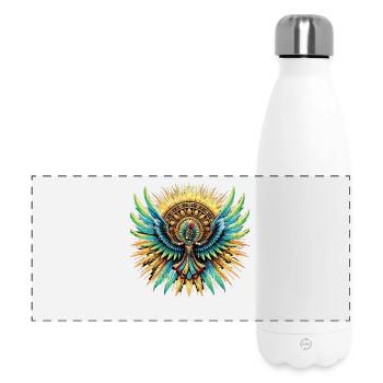 Azteken - Panorama Isolierflasche 500 ml - Weiß - Vorne